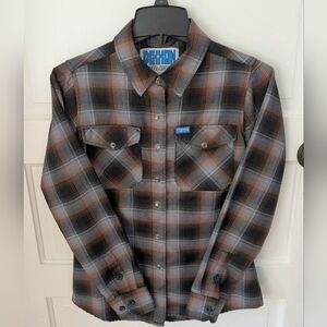 Dixxon Flannel Company Patina Snap Front Long Sleeve Shirt, Women's Size S